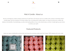 Tablet Screenshot of mailacandle.com